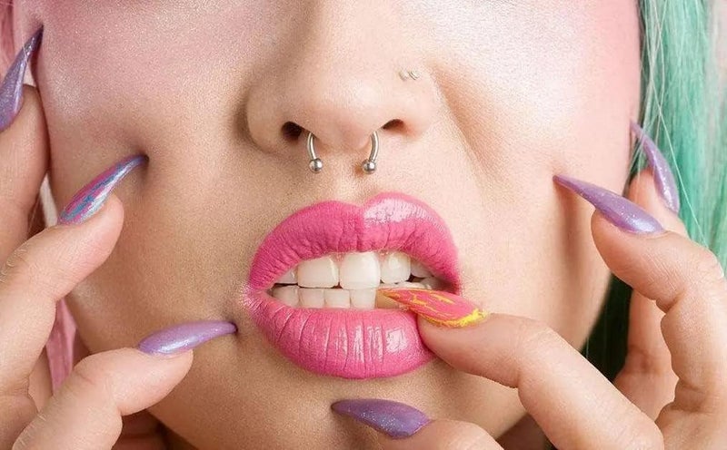 VitaCool Store Fake Nose Ring Hoop Fake Nose Stud Magnetic Septum Nose Ring Stud Stainless Steel CZ Fake Nose Piercing Stud Faux Nose Ear Lip Cuffs Non Pierced Jewelry for Women Men - Image 5